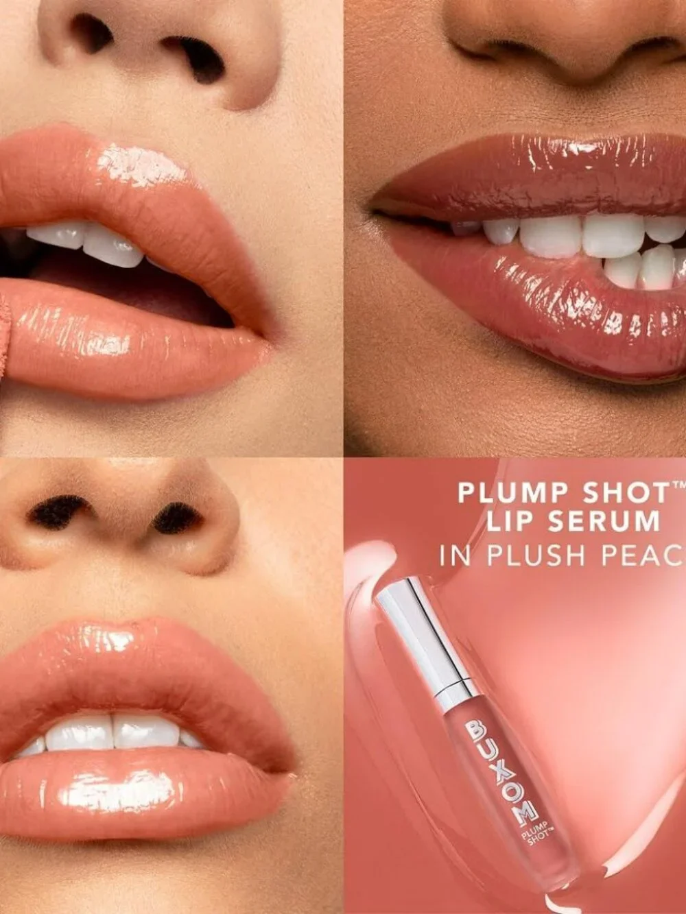 Buxom Plush Peach Plump Shot Collagen Infused Lip Serum